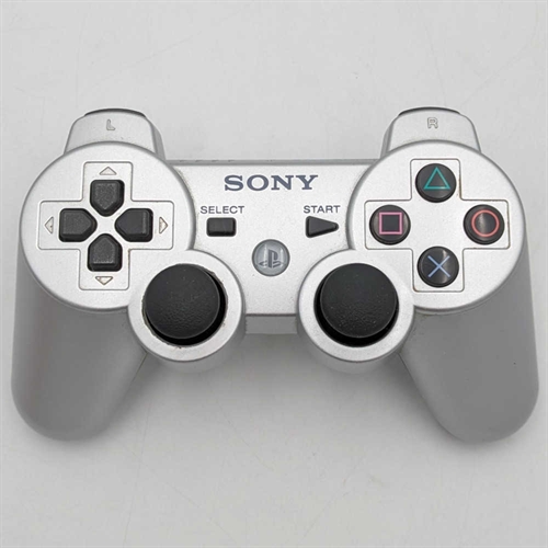 PS3 Dualshock 3 Sixaxis Controller - Satin Silver - PS3 Tilbehør (B Grade) (Genbrug)